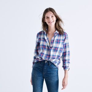 Madewell shrunken ex-boyfriend shirt